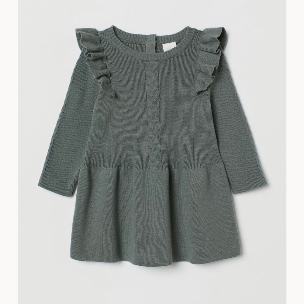 Knit Cotton Dress, H&M Size:12 Months